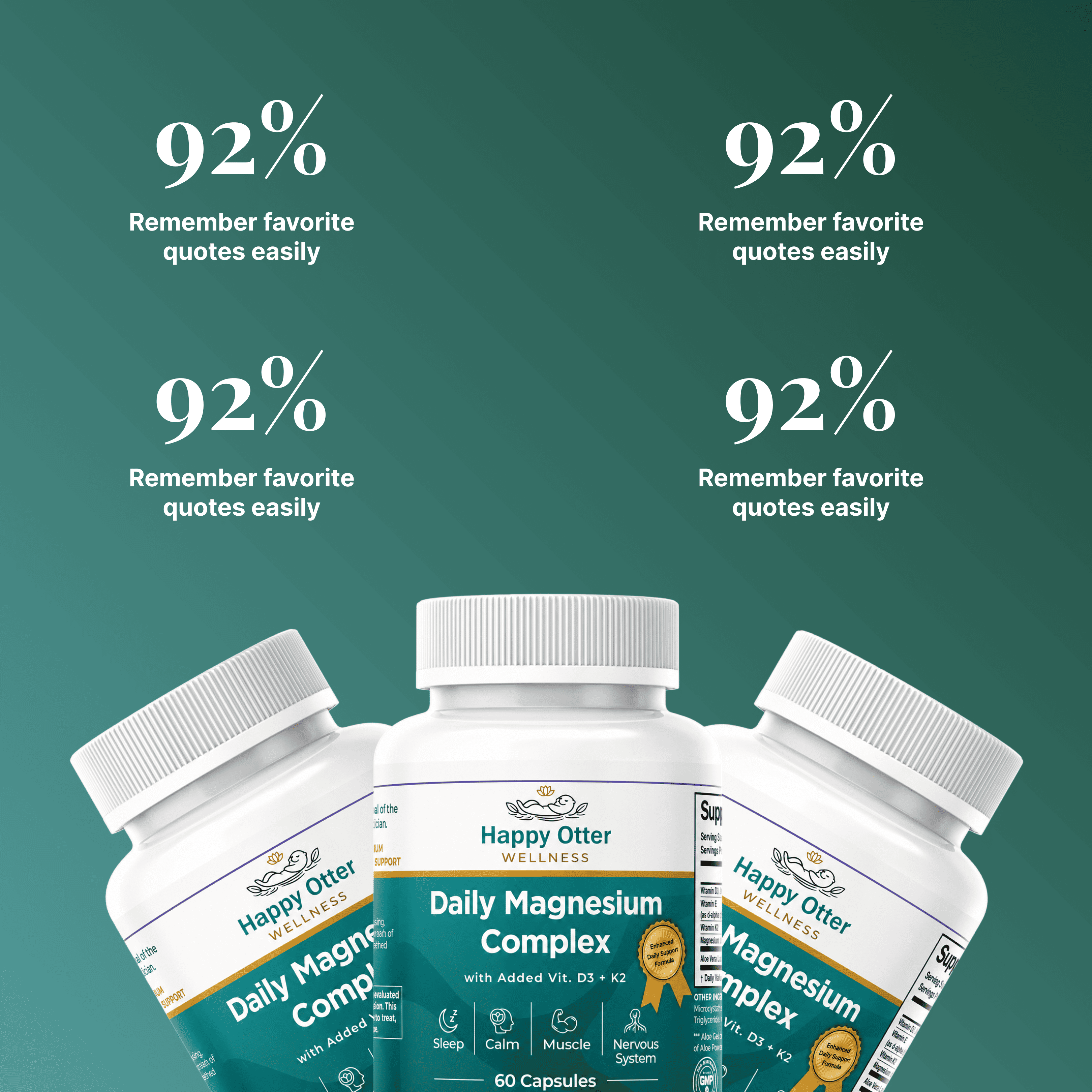 Daily Magnesium Complex with D3 + K2